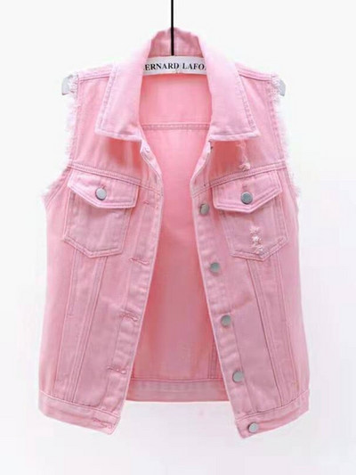 Bezpiedurknēm, īss, džinsa mētelis, sieviešu apģērbs, džinsa veste ar vienrindu, rudens ziema, ikdienišķa, nolaižama apkakles kabata