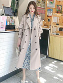 Jesen 2022. Novi trenč kaput Ženski široki kaput srednje dužine Modna ulična jakna Ženska odjeća Trenč kaput za žene