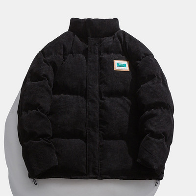 Vyriški žieminiai pūkiniai medvilniniai velvetas parkas Hip Hop storos šiltos striukės Laisvalaikio laisvo palto Unisex gatvės drabužiai japoniški viršutiniai drabužiai moterims