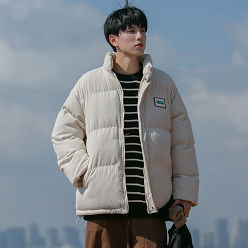 Muška zimska pamučna jakna od samta Hip hop deblja topla jakna Ležerni široki kaput Unisex ulična japanska gornja odjeća Žene