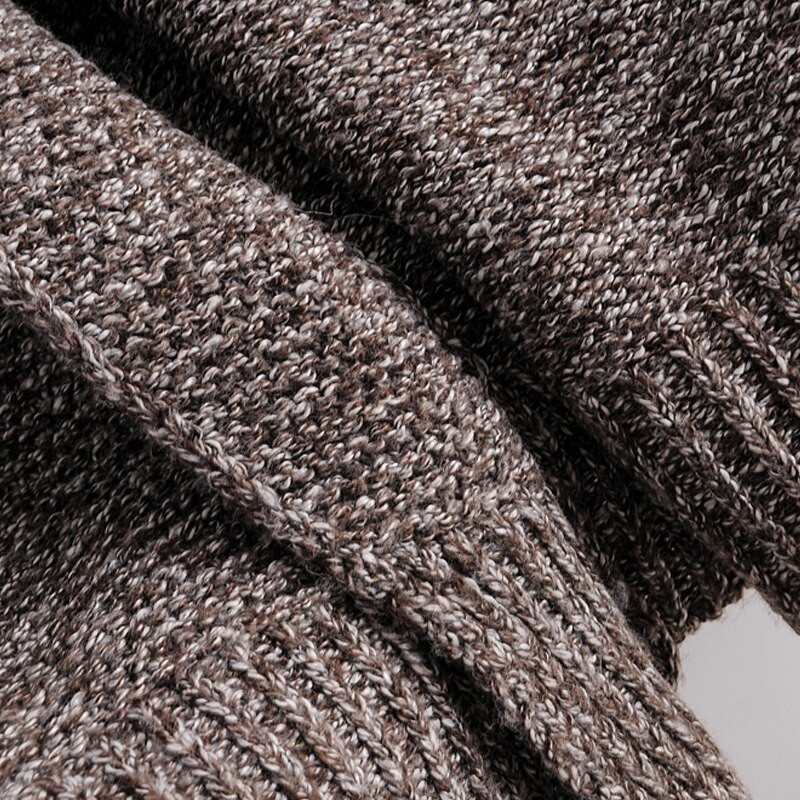 2021 Γυναικείες ενδύματα με πλεκτό γιλέκο με κουκούλα Φθινοπωρινό χειμερινό γιλέκο Μακριά μασίφ ανοιχτή βελονιά Αμάνικη ζακέτα Γυναικεία πουλόβερ