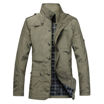 Tanke muške planinske kožne jakne Popularno prodavana ležerna odjeća Korejska udobna vjetrovka Proljetno jesenski kaput Muški baloner 5XL SA608