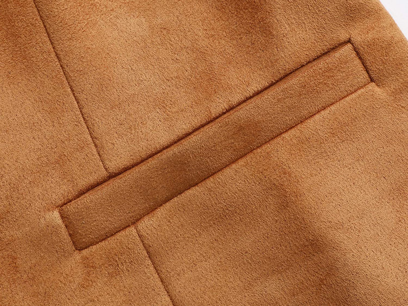 Γυναικείο κοστούμι γιλέκο βελούδινο V-λαιμόκοψη Επαγγελματικό επίσημο φόρεμα Αμάνικο μπουφάν Γυναικείο γιλέκο