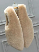 JMPRS kažokādas veste sievietēm, īss virsdrēbes 2021, jauns rudens ziemas imitācijas truša kažokādas veste sieviešu modes silta plīša vestes jaka