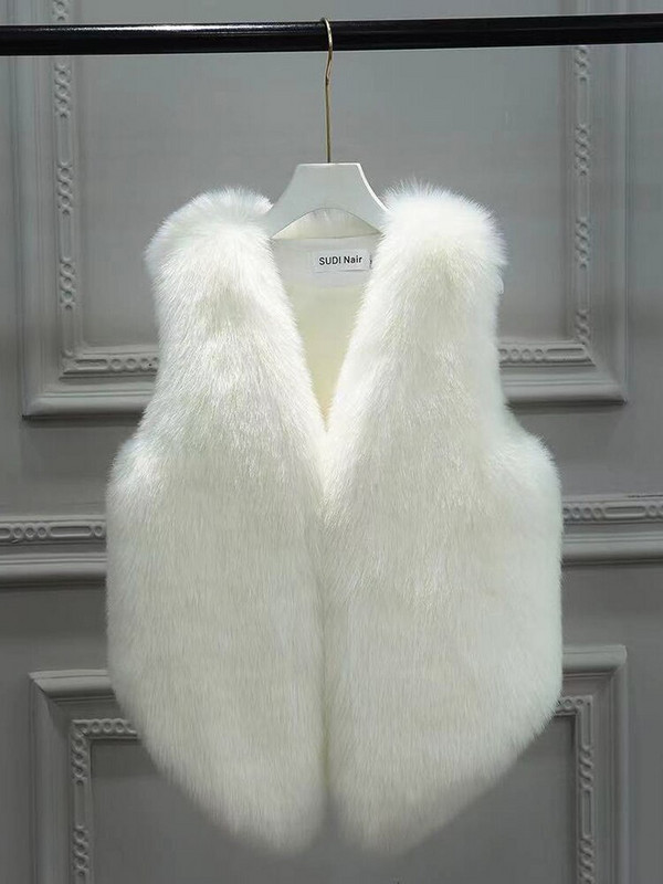 JMPRS kažokādas veste sievietēm, īss virsdrēbes 2021, jauns rudens ziemas imitācijas truša kažokādas veste sieviešu modes silta plīša vestes jaka