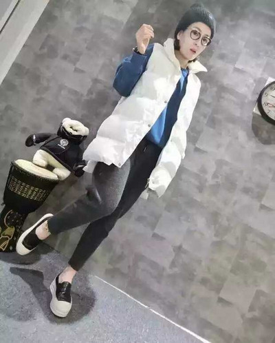 Ženske zimske tople pamučne podstavljene puferice Jakna bez rukava