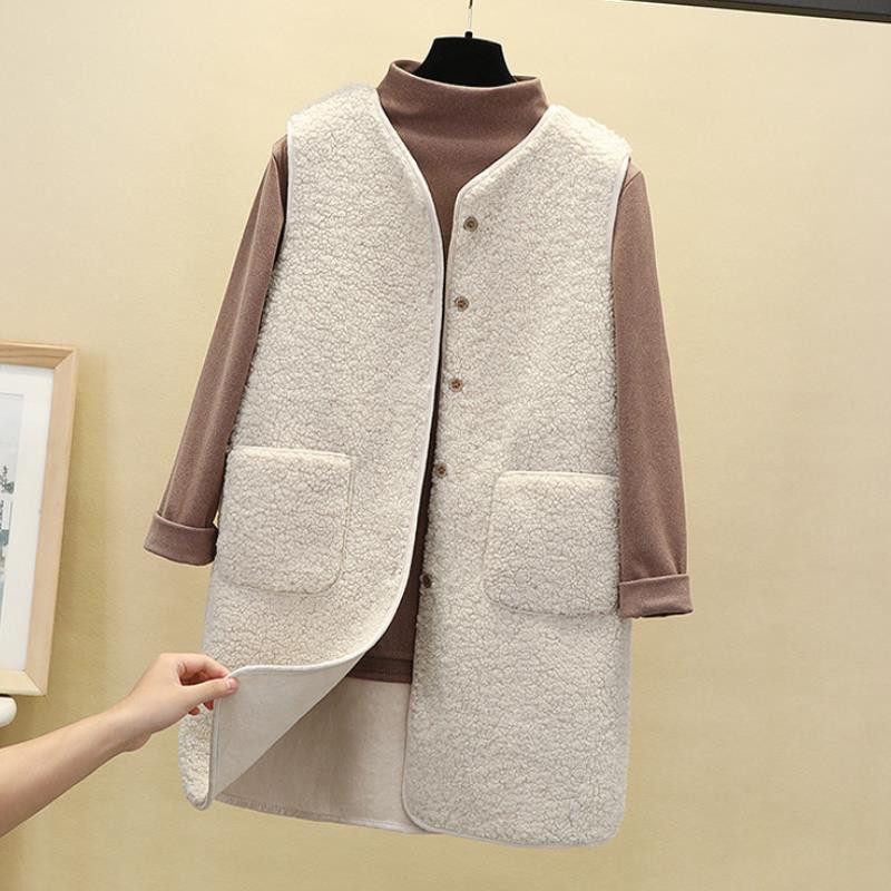 Sieviešu garās veste, 2021. gada ziema, jauni rudens jēra vilnas mēteļi, termiska veste, silta flīsa jaka bez piedurknēm. Sieviešu vestes sievietēm