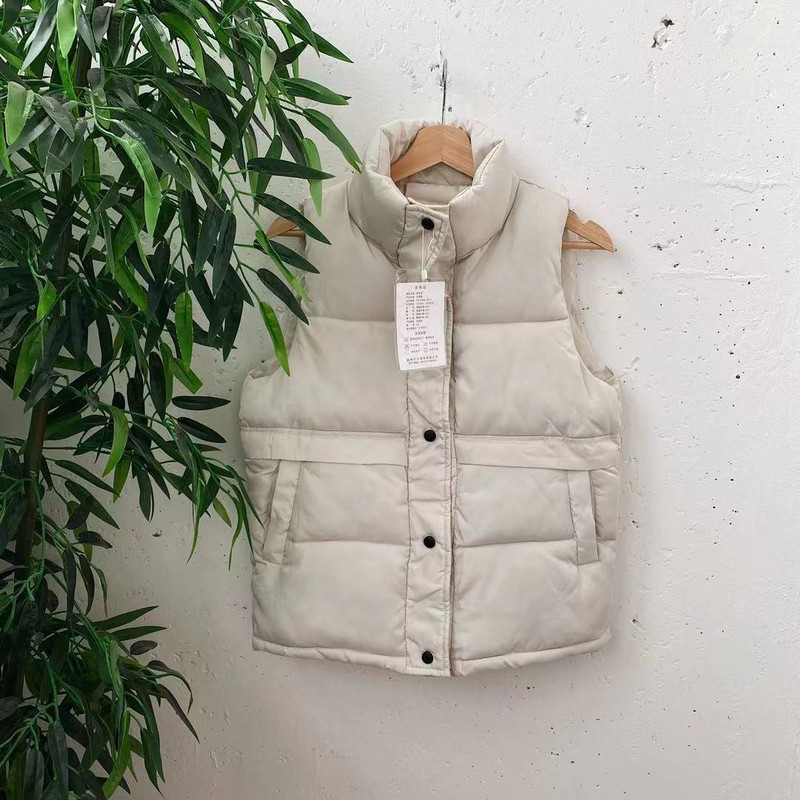 2022. gada jauns liela izmēra rudens ziemas veste sieviešu veste Modes korejiešu vaļīgas bezpiedurkņu jakas Biezas siltas vestes sieviešu mētelis