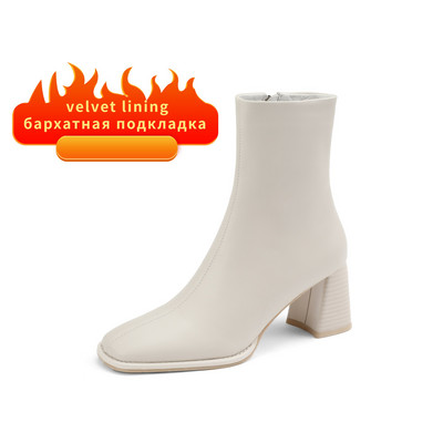 Sieviešu puszābaki Luksusa augstpapēžu rāvējslēdzējs, melns Chelsea īss zābaks 2022. Eleganti sieviešu zābaciņi, dizaina apavi 42