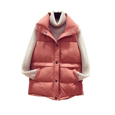 Sieviešu cieta vaļīga veste ar kokvilnas polsterējumu