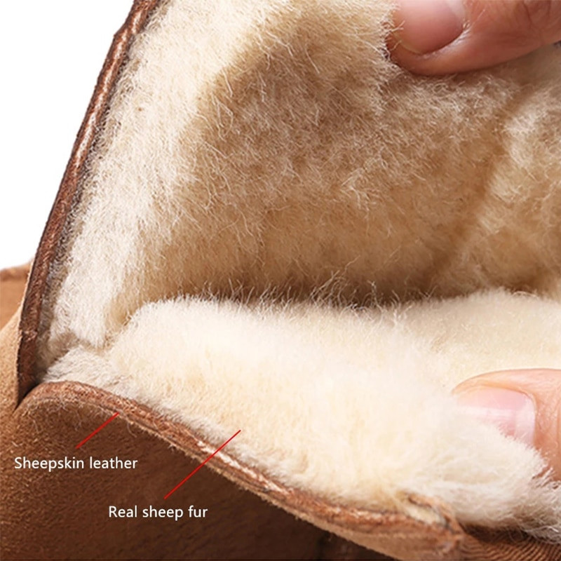 JAUNS 2022. GADA stila pamata īsi mini sniega Sieviešu ūdensnecaurlaidīgi ī potītes kažokādas odere, silti plakani apavi 35-44