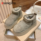 Γυναικείες μπότες χιονιού Casual μπότες πλατφόρμας Γυναικείες ζεστές Γυναικείες βαμβακερές μπότες με στρογγυλή μύτη Γυναικεία χειμωνιάτικα παπούτσια ζεστά