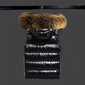 Ženski zimski prsluci od umjetnog krzna s kapuljačom Novi kratki prsluk svijetlih boja 2022. Pamučno podstavljena jakna bez rukava Ženski zimski prsluk prsluk