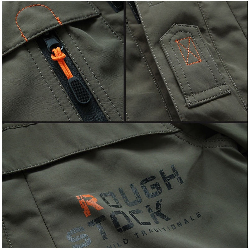 Āra uzbrukuma uzvalks ziemas plīša biezs vīriešu mētelis vēja necaurlaidīgs ūdensizturīgs alpīnisma uzvalks vīriešu liela daudzkabatu darba jaka