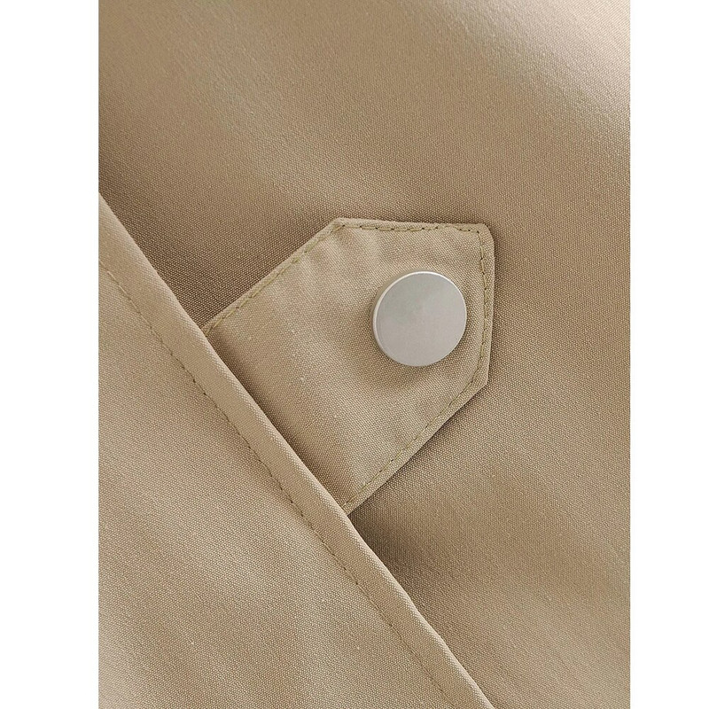 Xitimeao sieviešu modes 2021. gada mētelis ar jostu, divrindu mētelis, sieviešu virsdrēbes ar kabatām, elegants mētelis ar garām piedurknēm