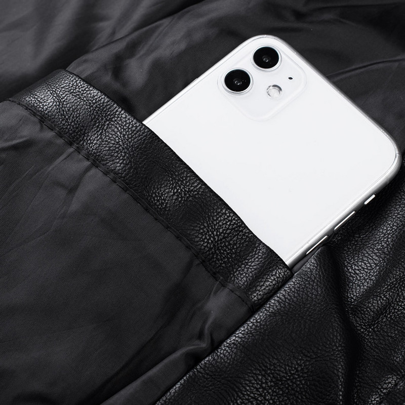 Ucrazy Vīriešu 2022. gada ziemas ikdienišķa motorizēta ādas jaka, mētelis vīriešiem, rudens modes motociklists, retro stila silts ādas jakas mētelis vīriešiem