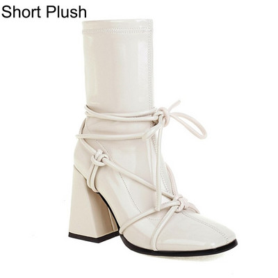 Γυναικείες μπότες 2021 New Arrival Γυναικείες μπότες αστραγάλου σταυρωτά με σχέδιο με στενό λουράκι μόδας καλής ποιότητας Μπότες Chelsea Κομψά παπούτσια