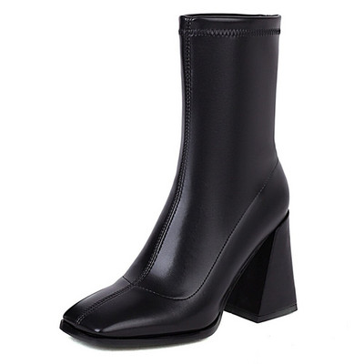 Γυναικείες μπότες 2021 New Arrival Γυναικείες μπότες αστραγάλου σταυρωτά με σχέδιο με στενό λουράκι μόδας καλής ποιότητας Μπότες Chelsea Κομψά παπούτσια