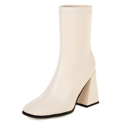 Γυναικείες μπότες 2021 New Arrival Γυναικείες μπότες αστραγάλου σταυρωτά με σχέδιο με στενό λουράκι μόδας καλής ποιότητας Μπότες Chelsea Κομψά παπούτσια