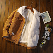 Κοτλέ Μπουφάν Ανδρικό Φθινοπωρινό Χειμερινό Παλτό Χοντρό Ζεστό Ανδρικό Σακάκι Ανδρικό Μπουφάν Casual Βαμβακερό Μπουφάν Μεγάλο Oversized 5XL Ανδρικά ρούχα