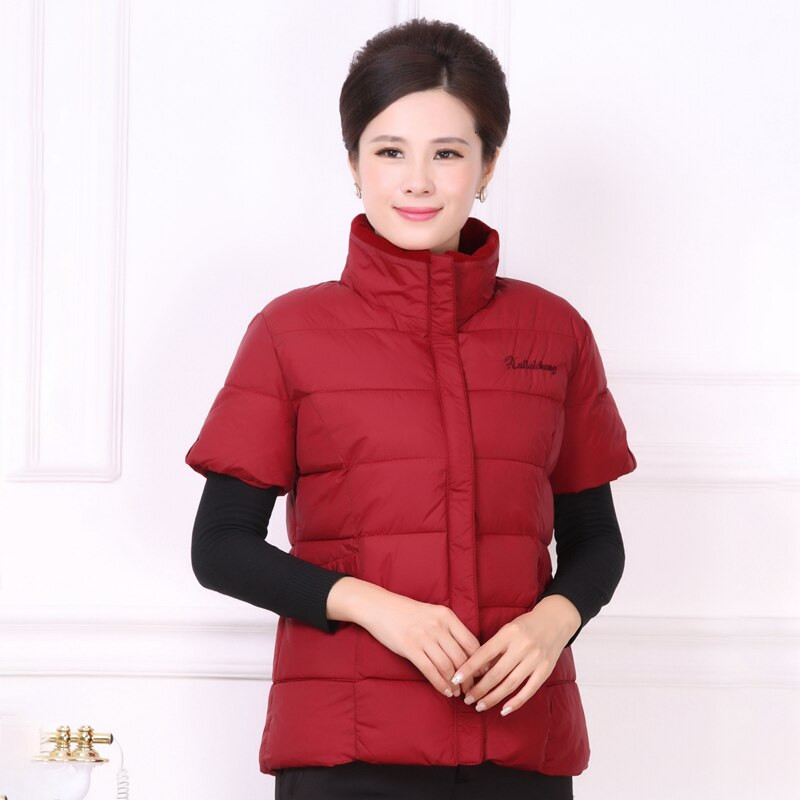 Sieviešu ziemas veste 22 krāsas Kokvilnas polsterēta viegla veste sievietēm Statīva apkakle stepēta žakete ar rāvējslēdzēja kabatām Liela izmēra 5XL