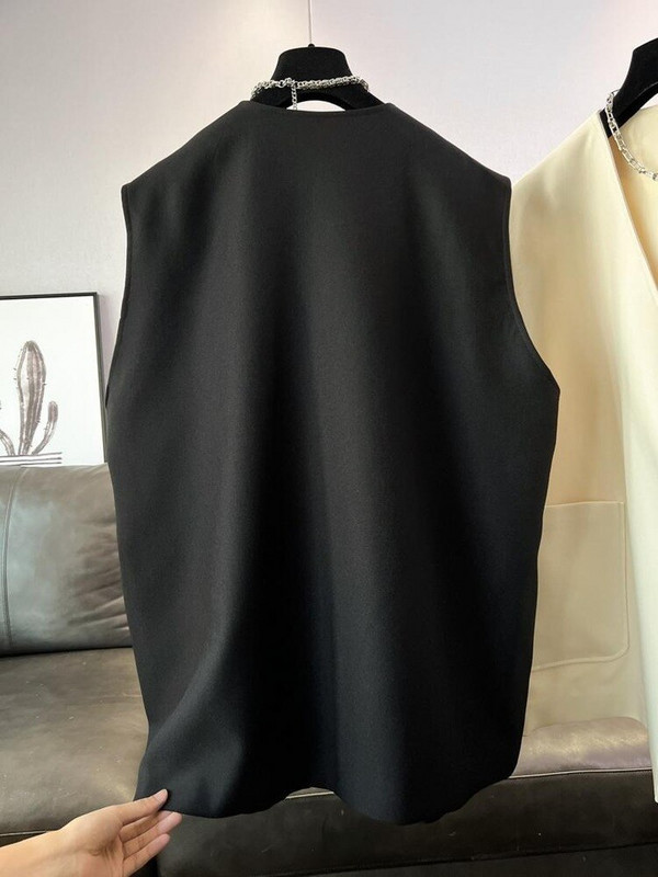 Minimālistiskas sieviešu vestes, ikdienas dizains, ikdienišķs ielu apģērbs, populārs korejiešu stila dāmu vasaras brīvs raksturs