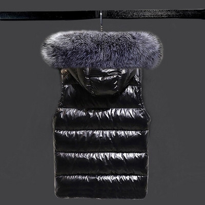 Γυναικεία χειμωνιάτικα ζεστά βαμβακερά γιλέκα φουσκωτό Αμάνικο μπουφάν πάρκα για γυναίκα 2022 Νέο αποσπώμενο γιλέκο με γιακά