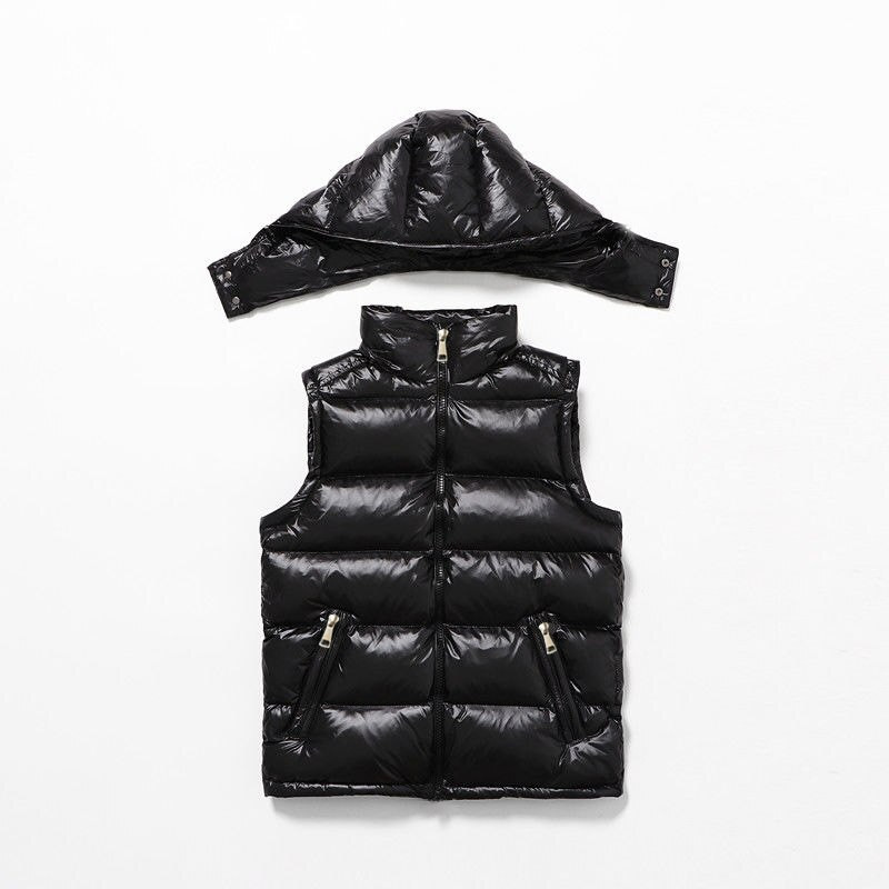 Γυναικεία χειμωνιάτικα ζεστά βαμβακερά γιλέκα φουσκωτό Αμάνικο μπουφάν πάρκα για γυναίκα 2022 Νέο αποσπώμενο γιλέκο με γιακά