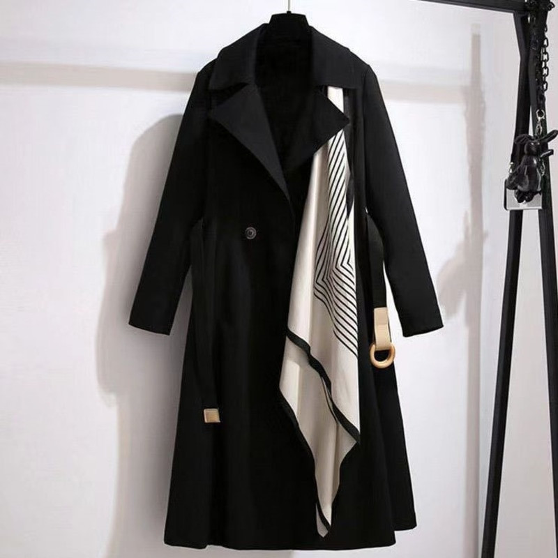 Sieviešu vējjaka, 2021. gada ikdienas 4 XL sieviešu mētelis rudens ziema, jauns lakats