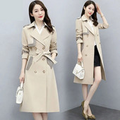 Γυναικεία καμπαρντίνα 2022 Νέο Κορεάτικο Γυναικείο Εξωτερικό Γυναικείο Ανεμοδράκο Ανοιξιάτικο Φθινοπωρινό Ρούχα Κύριο παλτό