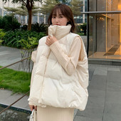 Sieviešu bezpiedurkņu jakas, silta veste, 2022. gada rudens ziemas polsterēta parka veste jaka Sieviešu ikdienas virsdrēbju augšdaļa