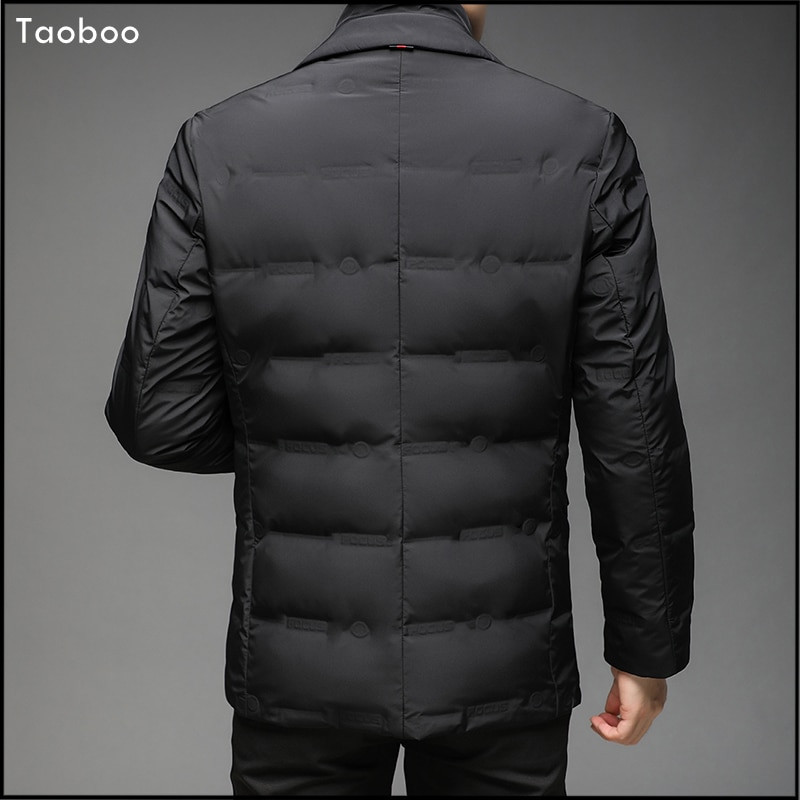 Augstākās klases 2021. gada ziemas ikdienas modes biznesa vīriešu treniņtērps mētelis dūnu jaka vējjaka jauns vīriešu mētelis Kanādas jaka Parka