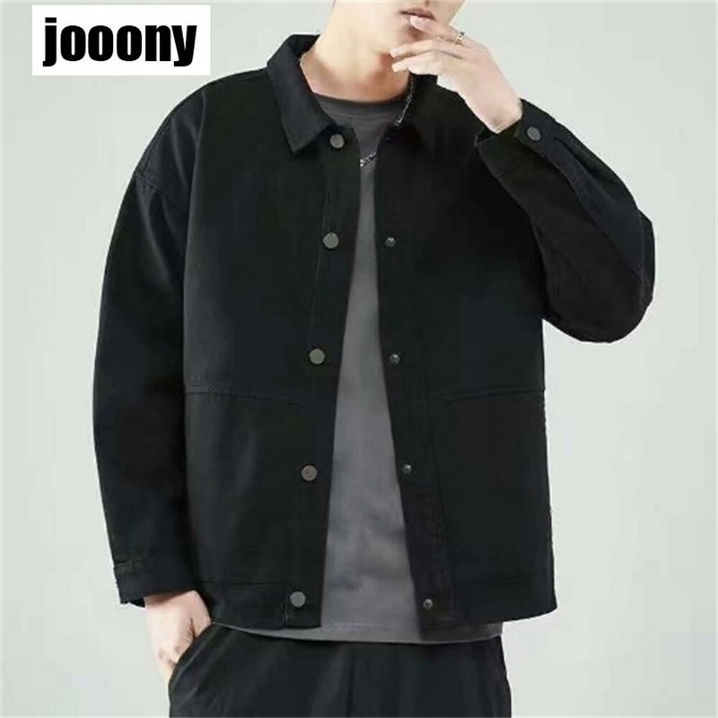 Ikdienas vīriešu korejiešu stila šaura jaka 2022. gada pavasarī, jauna liela kabatas apkakle, modes plāns mētelis vīriešu apģērbs, melns pelēks mētelis