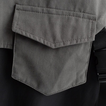 Γιλέκα Γιλέκα Γυναικεία Σχέδιο Αναψυχής Καλοκαιρινό streetwear Μοντέρνα Ulzzang All-match Εφηβικές Απλές τσέπες ρούχων έξω από γυναίκες