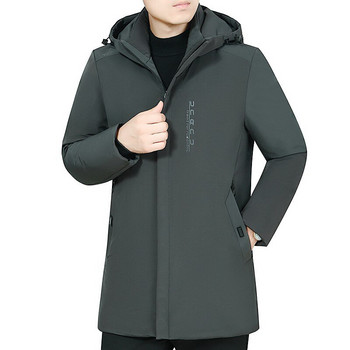 Winter Parka Men 2022 Νέο Casual Χοντρό Βαμβακερό Μπουφάν με κουκούλα αντιανεμικό παλτό με ζεστή κουκούλα Plus μέγεθος 5XL