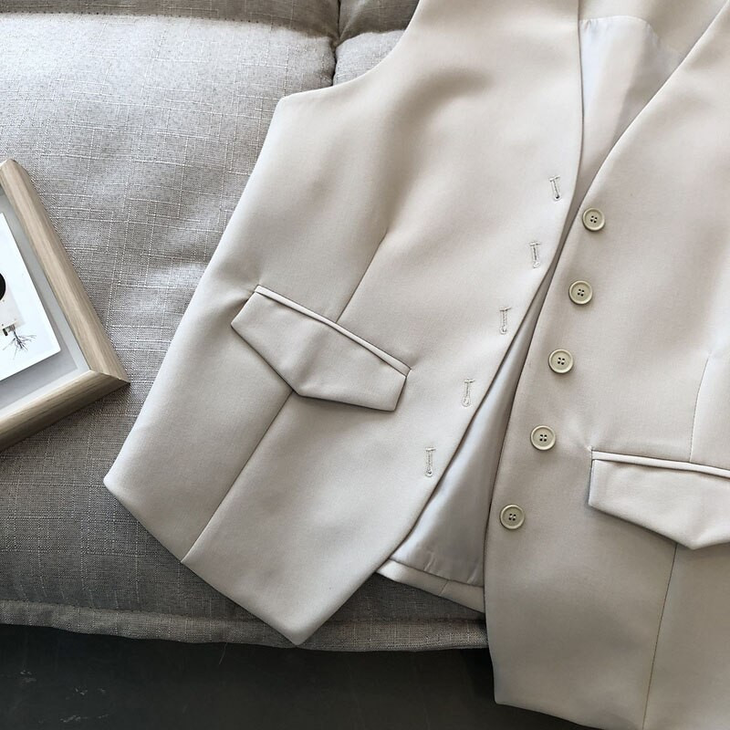 Jauns 2021. gada Sieviešu bezpiedurkņu jaka, veste ar vienu krūti.