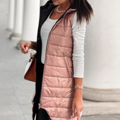 Νέα γυναικεία αμάνικα γυναικεία γιλέκα Slim Jacket Girl Gilet Plus Ελαφρύ αντιανεμικό ζεστό γιλέκο φορητό