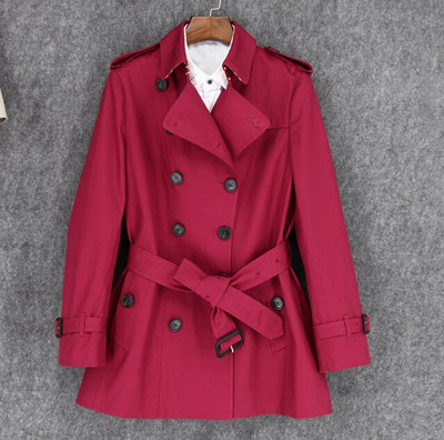 Britanska vjetrovka ženska kratka proljetna jesen vrhunski temperamentni mali kaput za slobodno vrijeme ženski kaput