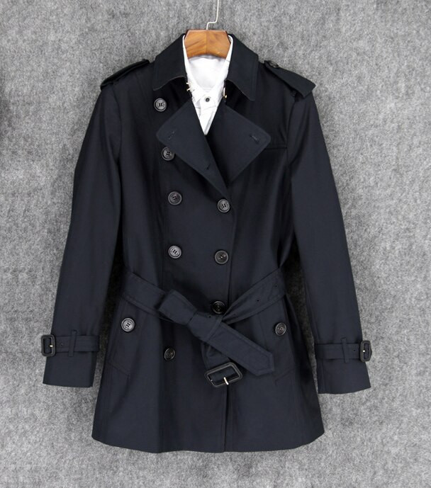 Britanska vjetrovka ženska kratka proljetna jesen vrhunski temperamentni mali kaput za slobodno vrijeme ženski kaput