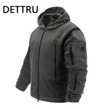 Tactical Fleece Jacket Military Uniform Soft Shell Casual Hooded Jacket Ανδρικά Thermal Army Clothing