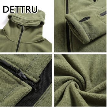 Tactical Fleece Jacket Military Uniform Soft Shell Casual Hooded Jacket Ανδρικά Thermal Army Clothing