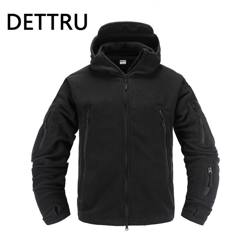 Taktiskā vilnas jaka militārā uniforma, Soft Shell ikdienas jaka ar kapuci vīriešu termiskās armijas apģērbs