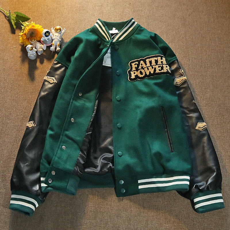Vīriešu jaka Amerikas krustdūriena beisbola uniforma vīriešiem 2022. gada pavasarī un rudenī New Tide zīmola Hip Hop brīva pāra jaka