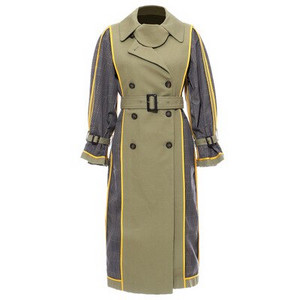 ZURICHOUSE 2022. gada pavasara mētelis, sieviete, garš, moderns, divrindu, krāsains, rūtains vējjaka, brīvi pieguļoša pārsējs, sieviete