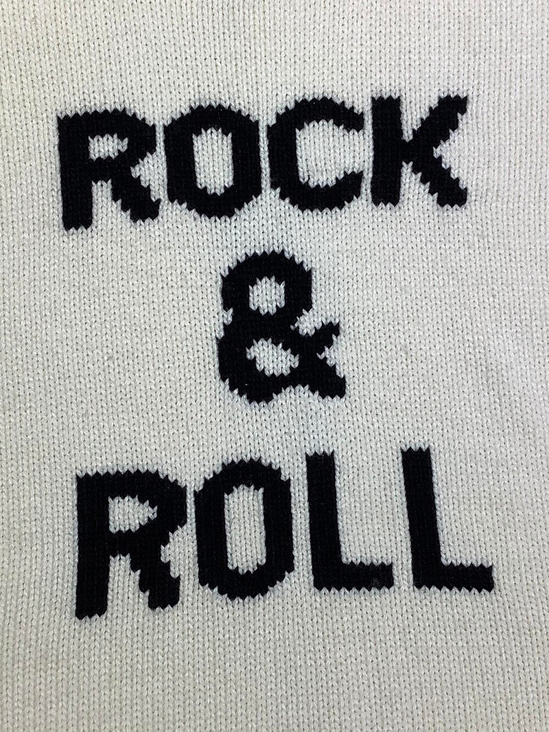 ZESSAM ROCK & ROLL Ženski pulover od kašmira s dugim rukavima, široki ženski pulover, klasična retro ženska majica 2023.