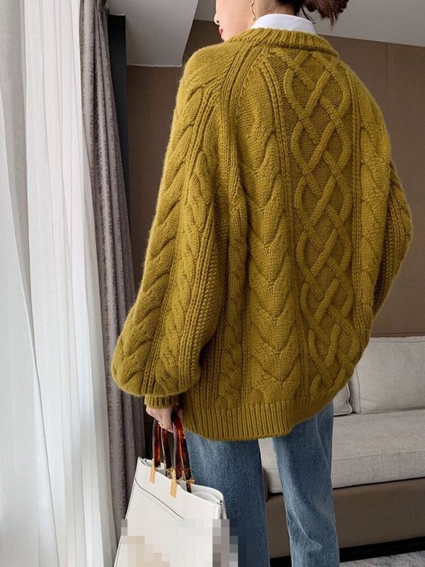 Modes topi 2022. g. sieviešu rudens un ziemas jauns rupjš džemperis sievietēm ar brīvu kakla izgriezumu, džemperis, liela izmēra džemperis, sieviešu apģērbs