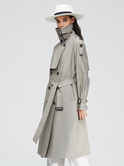 Cinemore 2022 Jaunums rudens top mētelis sieviešu divkāršām garajām virsdrēbēm sievietēm augstas kvalitātes virsjaka sievietēm 9003