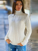 Ženski pulover s visokim ovratnikom za jesen i zimu, uski pulover s prženim tijestom, preveliki pulover, pulover, ženski