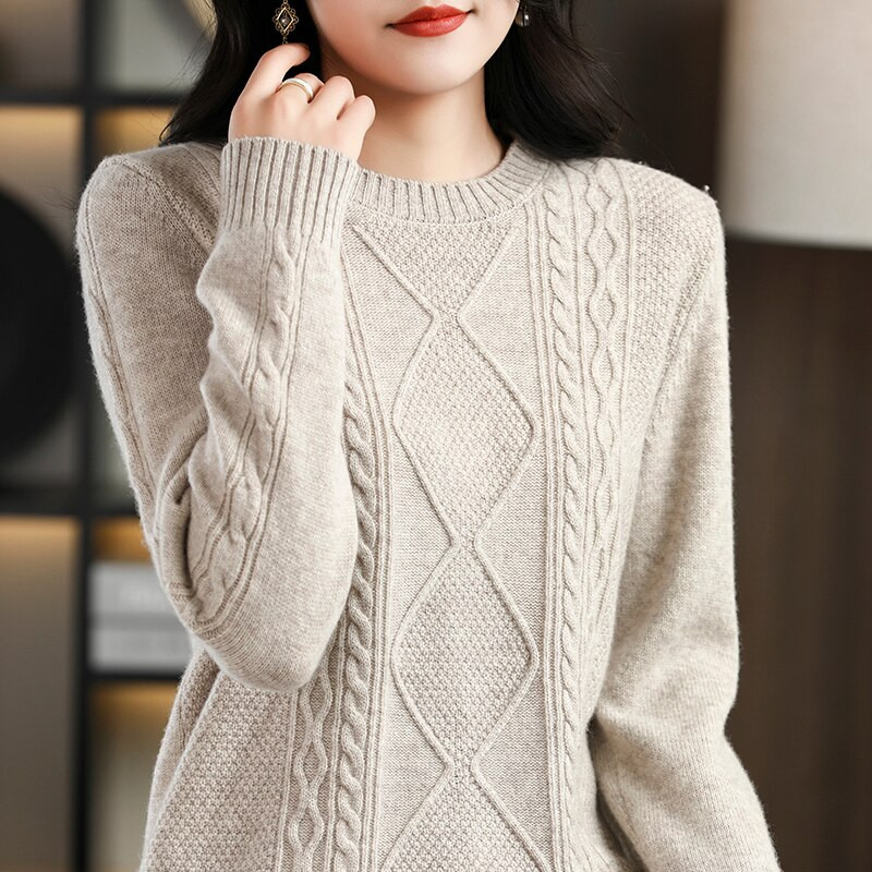 Džemper s dolčevitom Ženska zima 2022. Džemperi od kašmira Odjeća Pleteni pulover od 100% merino vune Korejski modni džemperi y2k