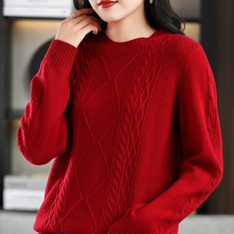 Džemper s dolčevitom Ženska zima 2022. Džemperi od kašmira Odjeća Pleteni pulover od 100% merino vune Korejski modni džemperi y2k